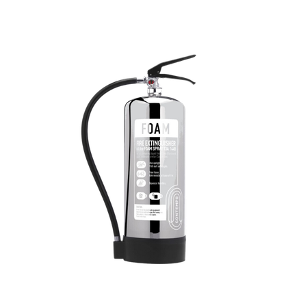 Foam Stainless Steel Fire Extinguisher (6ltr) Fluorine Free