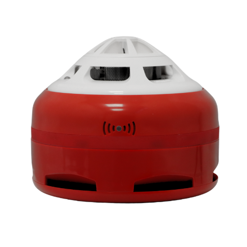 SITENET Smoke & A1R Combi Detector with Sounder Visual Indicator Radio Base: EN54-25, EN54-5, EN54-7, EN54-3